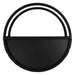 Floating Half Moon Semi Circle Metal Wall Planter 35cm - FLORA DESIGNS