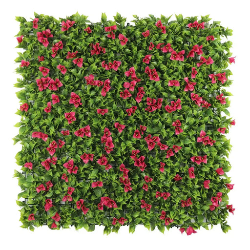 Flowering Pink Vertical Garden Green Wall 1mx1m - FLORA DESIGNS