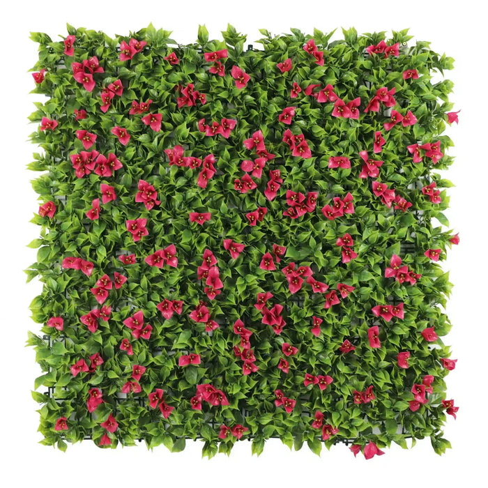 Flowering Pink Vertical Garden Green Wall 1mx1m - FLORA DESIGNS