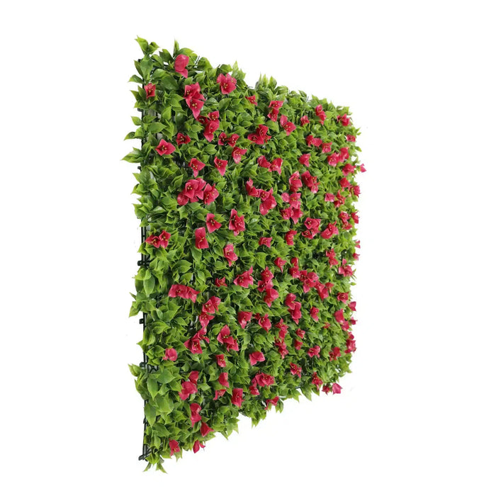 Flowering Pink Vertical Garden Green Wall 1mx1m - FLORA DESIGNS