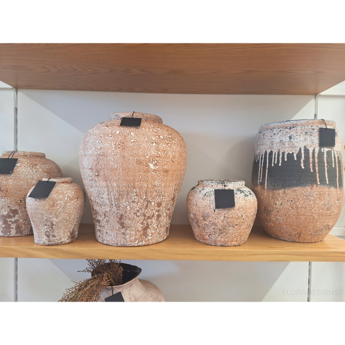 Pot Fiori 35cm Antique Terracotta Pack of 2