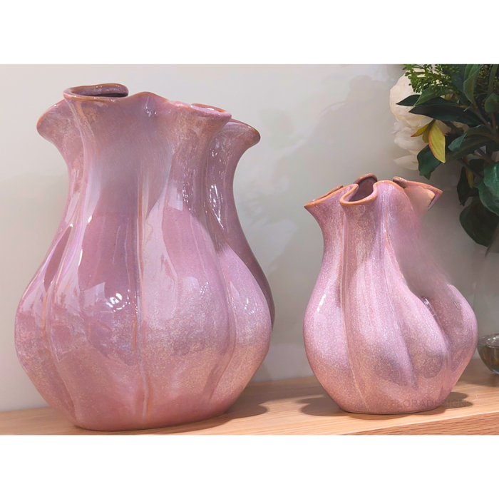 Anabella Pink Vase - Set of 2