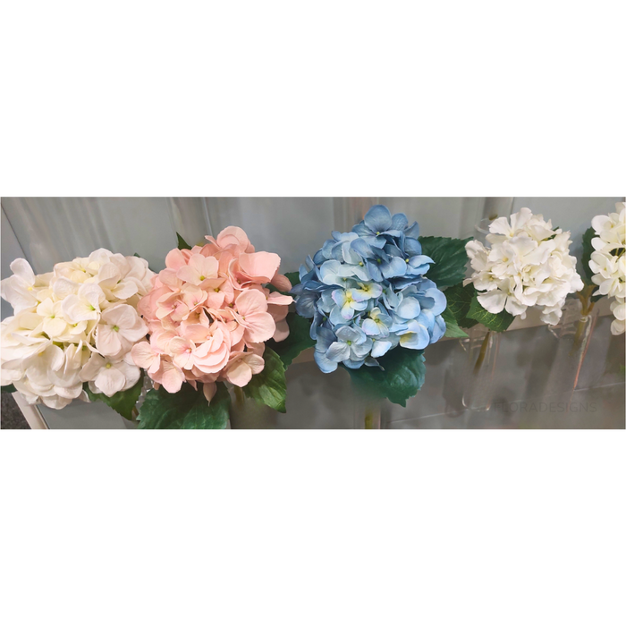 Hydrangea Water Stem Ice Blue 50cm Set of 12