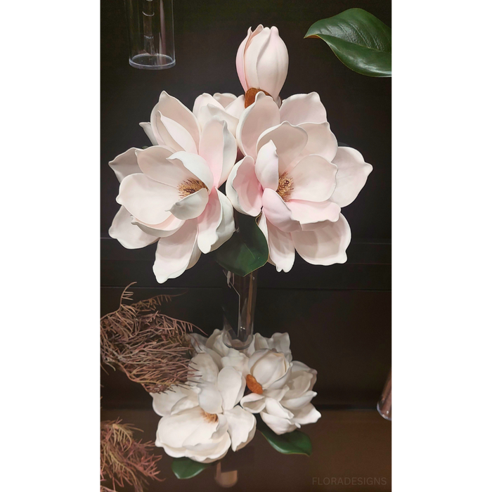 Magnolia Japanese Bouquet 35cm Light Pink Pack of 6