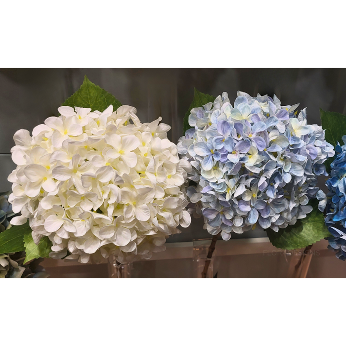 Hydrangea Bouquet Light Blue 68cm Set of 12