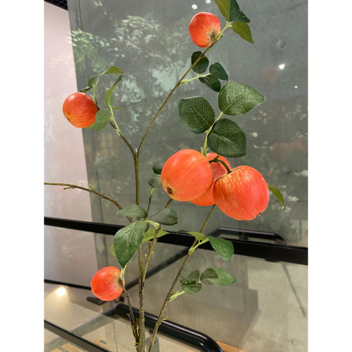 Fruit Apple Spray Red 99cm Set of 12