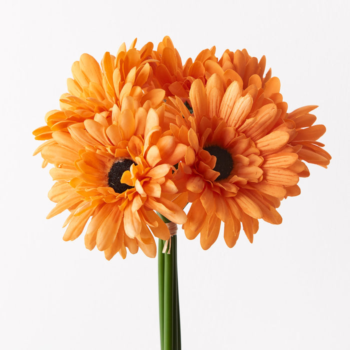 Gerbera Bouquet Orange 30cm Set of 6