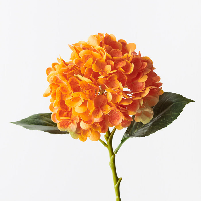 Hydrangea Orange 49cm Set of 12