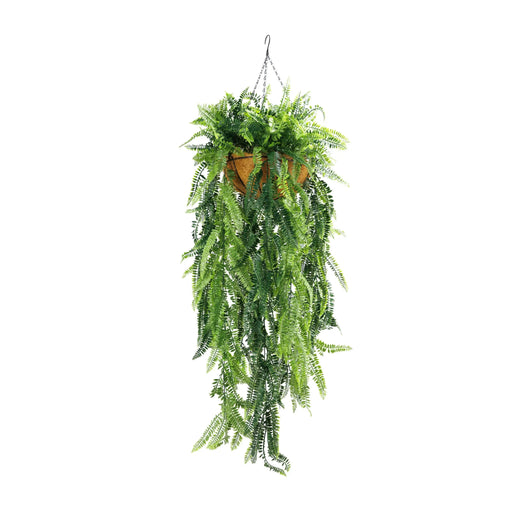Artificial Hanging Fern Basket 45cmx125cm - FLORA DESIGNS