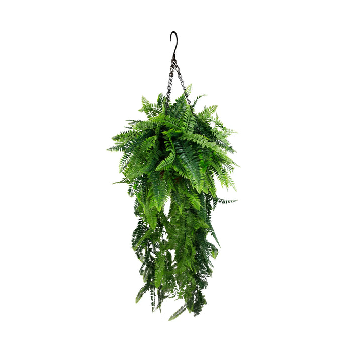 Artificial Hanging Fern Basket 45cmx125cm - FLORA DESIGNS