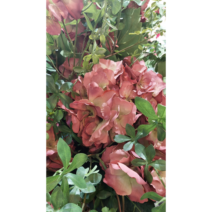 Hydrangea Large Stem with Leaves 75cm Rust Red Pack of 12