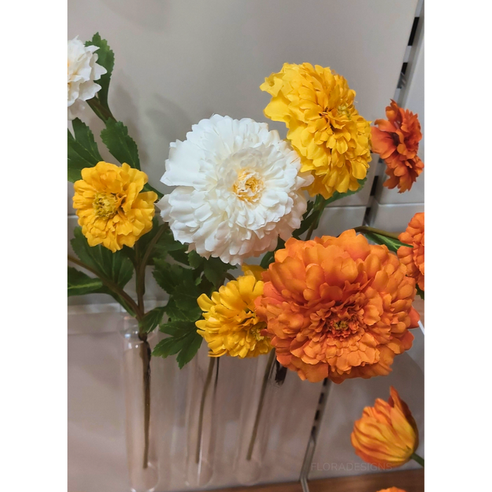 Marigold Spray Burnt Orange 55cm Pack of 12