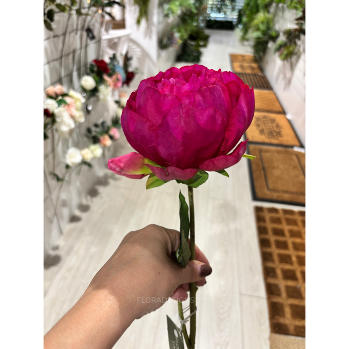 Peony Spray Fuchsia 60cm Pack of 12