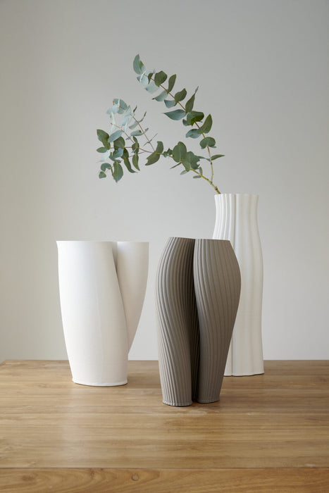 Jade White Vase 34cm