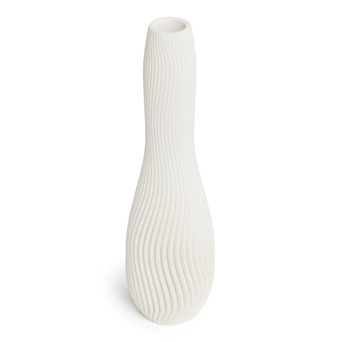 Lila White Vase 24cm