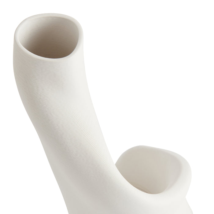 Luna White Vase 45cm