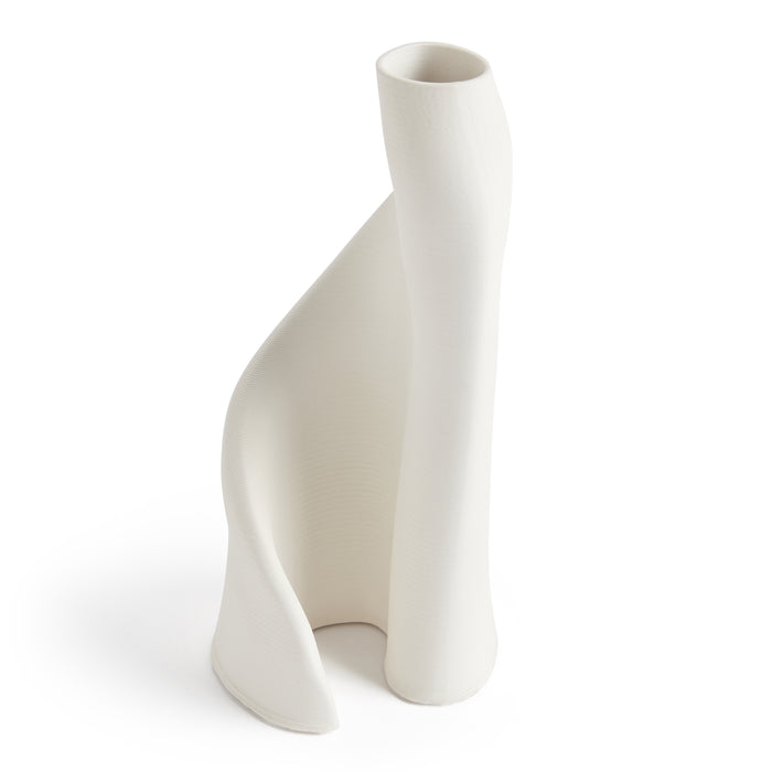 Luna White Vase 45cm