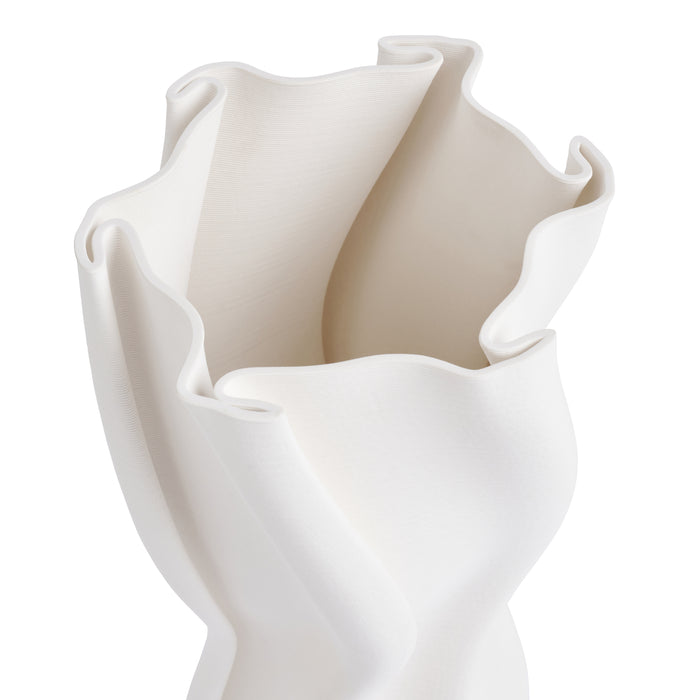 Rosa White Vase 45cm