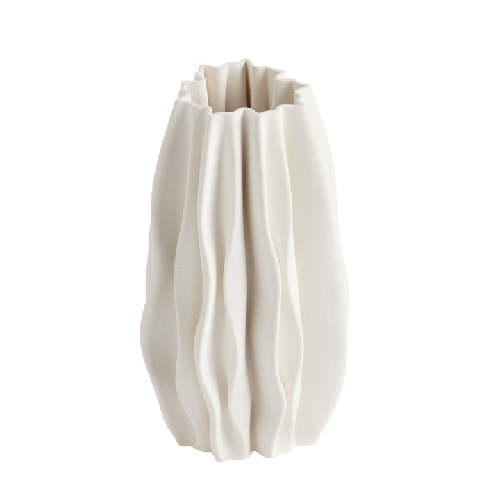 Fern White Vase 30cm