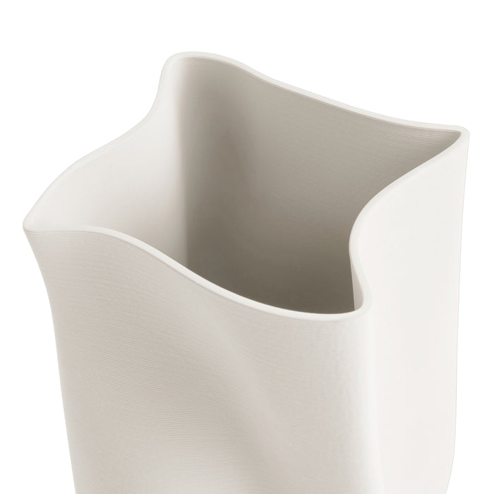 Claudia White Vase - 35cm