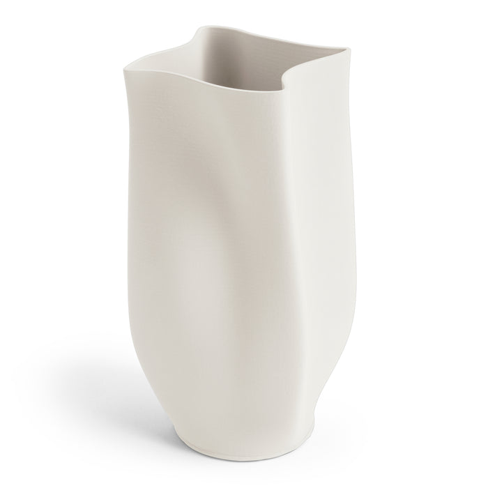 Claudia White Vase - 35cm