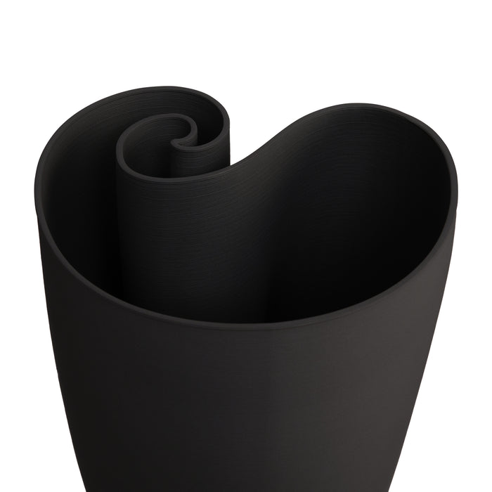 Jade Black Vase - 34cm