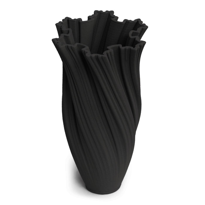 Ivy Black Vase - 24cm