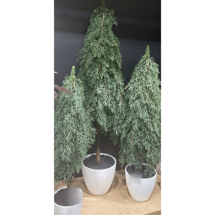 Tree Pine Cypress in Pot Green 58cm - Pack of 4