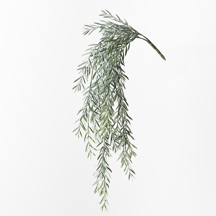 Acacia Leaf Hanging Bush Green Grey 76cm Set of 12