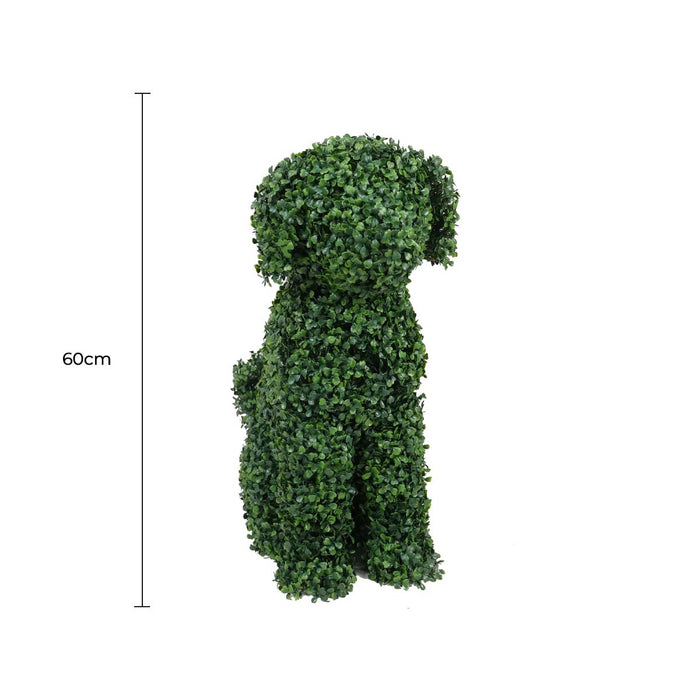 Artificial Boxwood Topiary Dog 60cm - FLORA DESIGNS