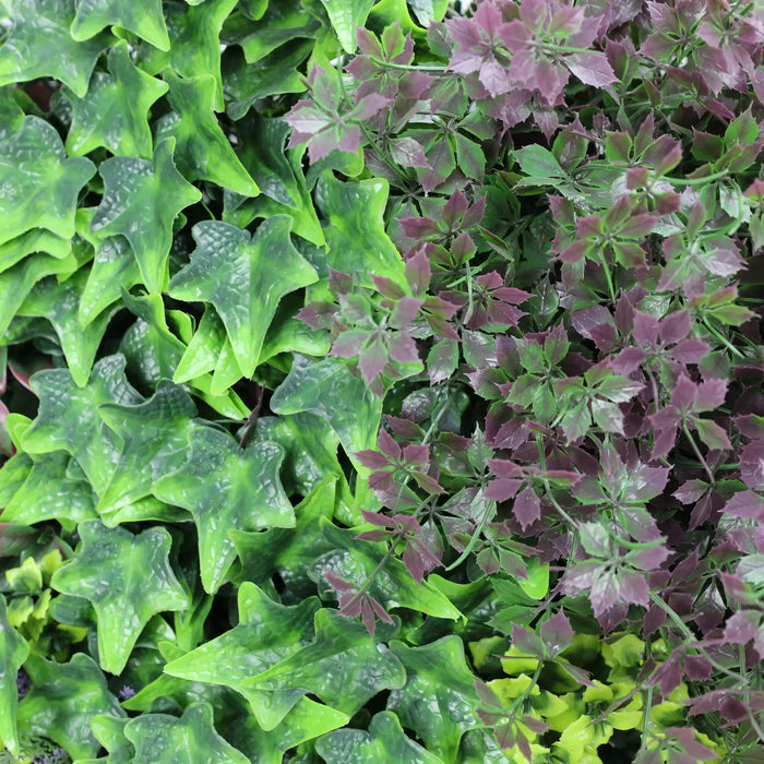 Lush Botanical Mosaic Artificial Vertical Garden Green Wall Panel 1mx1m - FLORA DESIGNS
