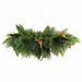 Artificial Hanging Plant Arrangement with Tropical Flowers in a Rectangular Arrangement Mesh + Foliage 100cmx30cm - FLORA DESIGNS