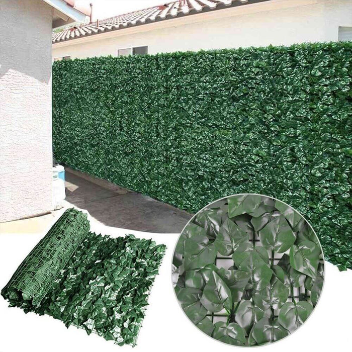 Artificial Ivy Leaf Hedging Roll (Fake Ivy Roll) 3mx1m - FLORA DESIGNS