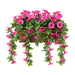 Artificial Draping Pink Petunia Window Box Planter 50cm - FLORA DESIGNS
