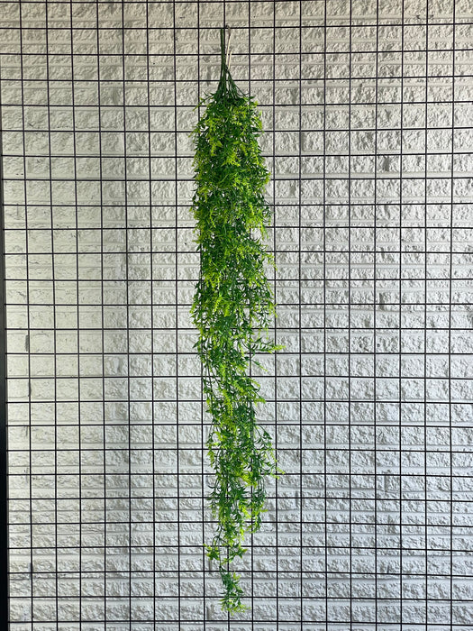 Dense Two-Tone Hanging Evergreen Plant - UV Resistant 130cm Set of 2