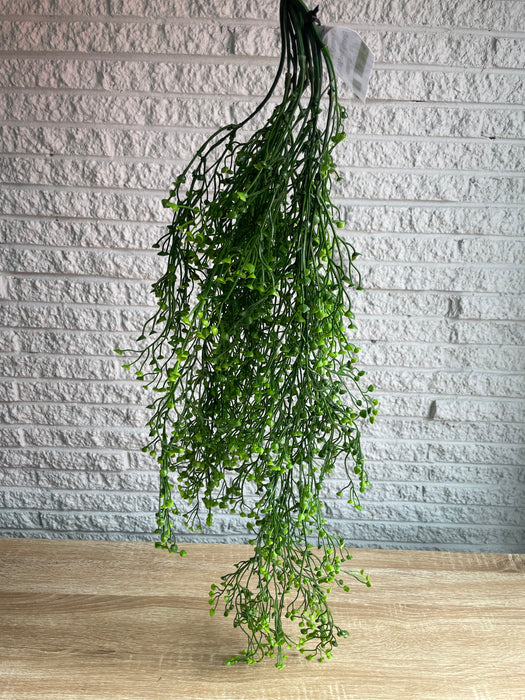 Artificial Hanging Plant (Mixed Green String of Pearls) UV Resistant 90cm