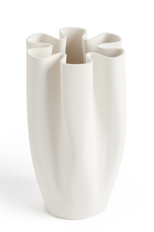 Aurora White Vase - 28cm