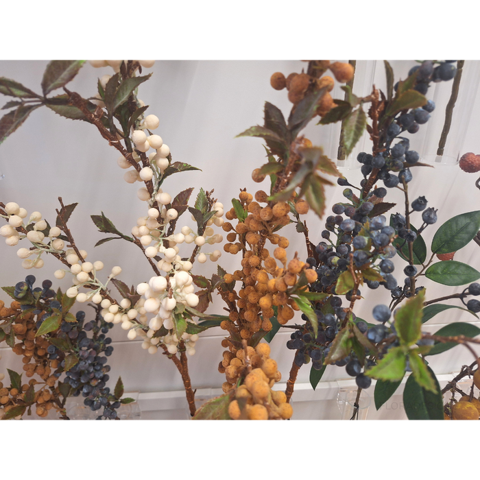 Berry Spray Blue 96cm Pack of 12