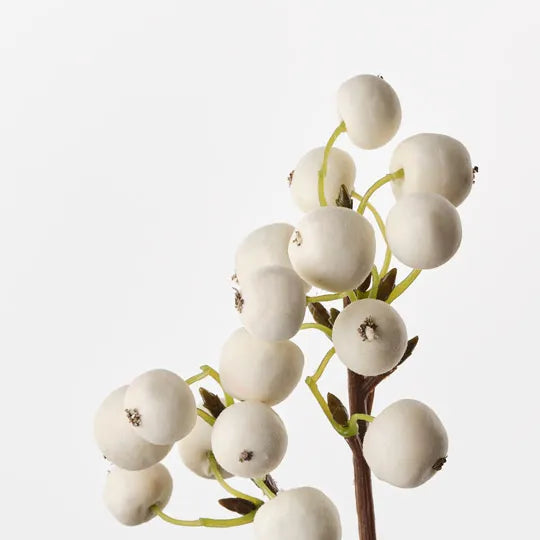 Berry Spray White 50cm Pack of 12