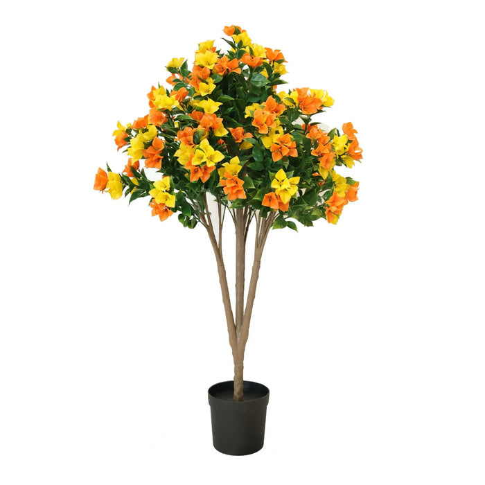 Bougainvillea Tree Yellow and Orange UV Resistant 120cm