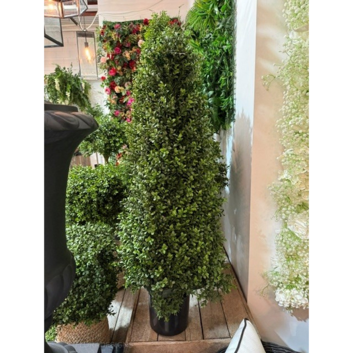 Boxwood Pyramid Topiary Tree 100cm