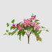Artificial UV Trailing Clematis Bush Fuchsia 50cm Fuchsia - FLORA DESIGNS