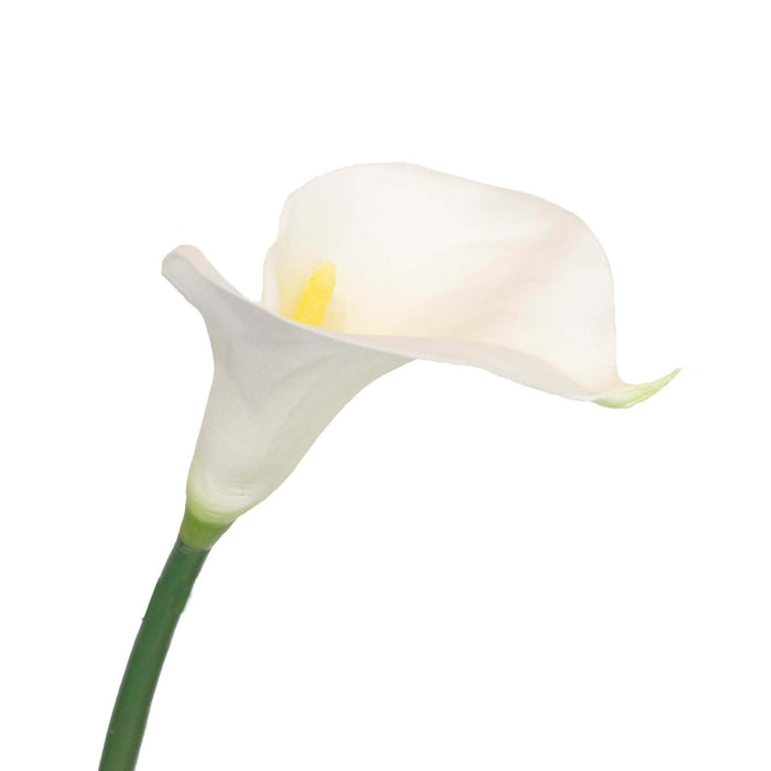 Calla Lily Stem White 85cm Real Touch Pack of 6