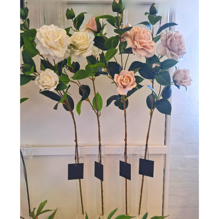 Camellia Spray Winter White 73cm - Pack of 12