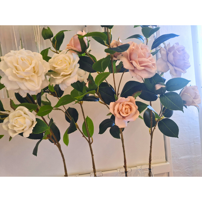 Camellia Spray White 73cm - Pack of 12