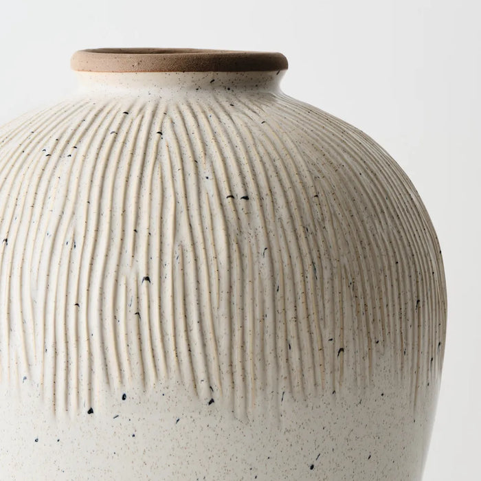 Castello Pot Praline Grey Brown, 35cm