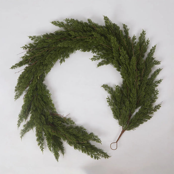 Cedar Garland Green 180cm Pack of 2