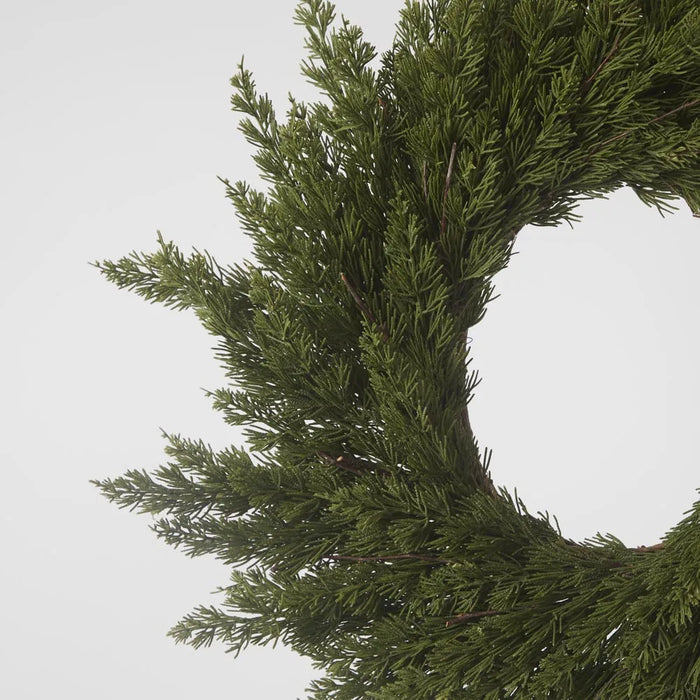 Cedar Pine Wreath Green 65cm