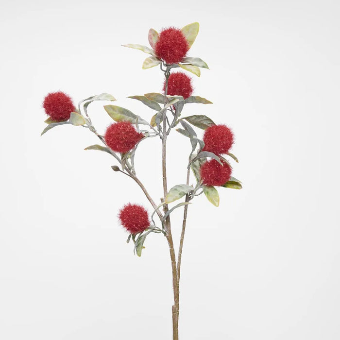 Chenille Spray Red 65cm Pack of 12