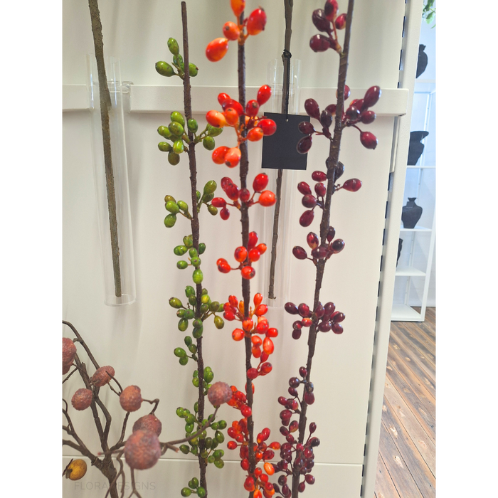 Coffee Bean Spray Green 100cm - Pack of 12